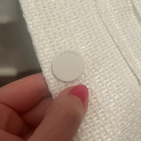 Ted Baker Tweed Preppy Jacket, Size 3 - Picture 3 of 6